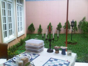 3 Dining room and backyard