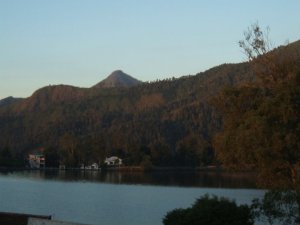 Hotel Indah, Sarangan. Beautiful morning scenery 1