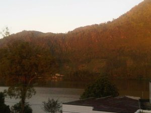 Hotel Indah, Sarangan. Beautiful morning scenery 2