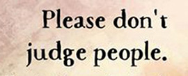 4 Don't Judge